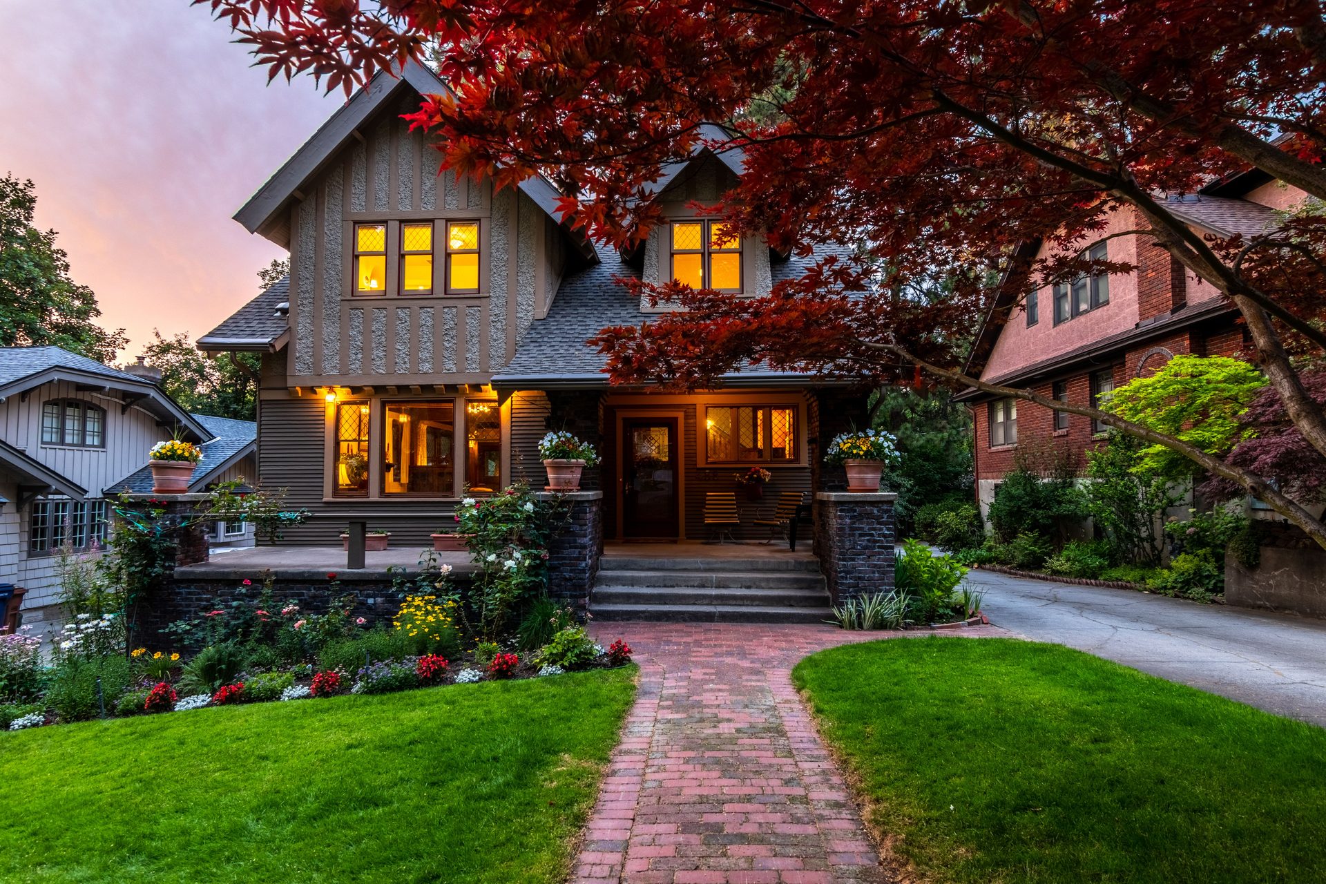 Beautiful warm home interior